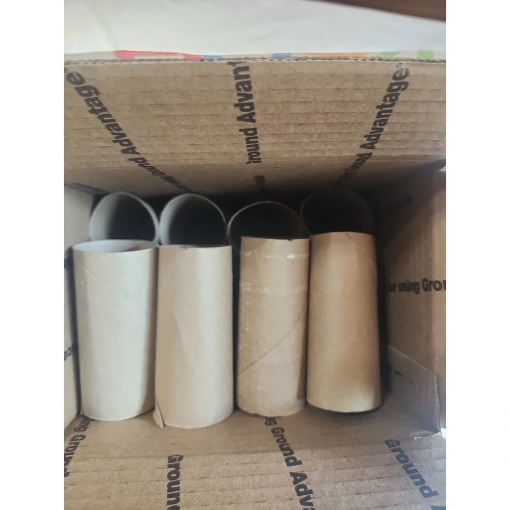 40 Empty Toilet Paper Rolls Tube Cardboard Art Supplies School Crafts Quick Ship